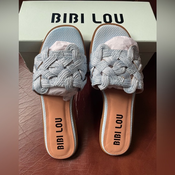 NIB Bibi Lou Liana Slide Sandals x Anthropologie - Picture 4 of 6